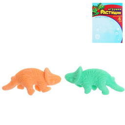 Цена за 10 шт. Растущие животные «Динозавры», набор 2 шт., МИКС