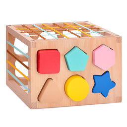 Сортер Фигуры и Животные в коробке - Щепочка фото 4