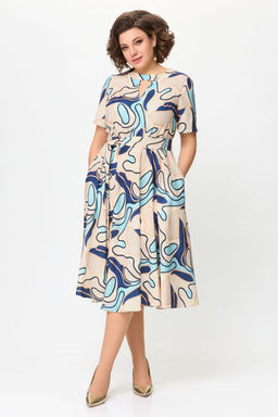 Блуза Swallow 803.2 черный+серебряный узор фото 1115