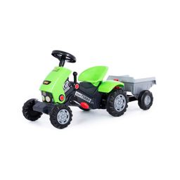 Каталка-трактор с педалями Turbo-2 с полуприцепом