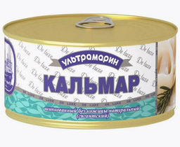 Кальмар шинкованный без кожицы нат.(гигантский) 185г  ключ Ультрамарин
