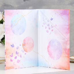 Свидетельство о заключении брака Цветение софт тач, тиснение, бабочки, 31х22,5 см - Дарим красиво фото 4