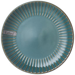 Цена за 6 шт. ТАРЕЛКА ДЕСЕРТНАЯ 19,7 СМ STRIPE COLLECTION ЦВЕТ:ЛАЗУРНО-СИНИЙ - Lefard фото 2
