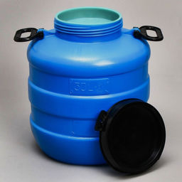 Фляга пищевая, 30 л, горловина 18.5 см, пластиковая, синяя