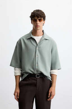 RELAXED FIT FLOWING SHIRT - Zara фото 2