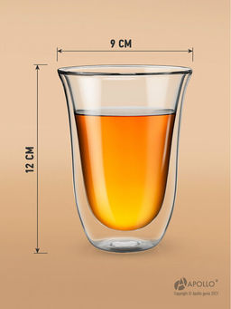 Набор бокалов с двойными стенками APOLLO Bell 300 мл 2 пр.  фото 4