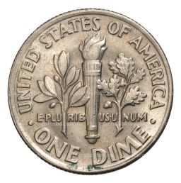 10 центов (1 дайм) 1989 года Р США