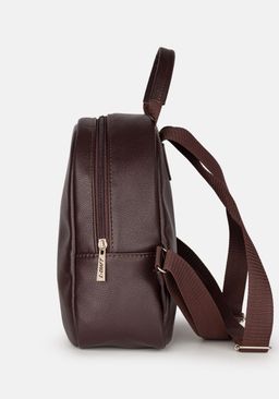 Рюкзак Модель №1523 | кожзам | гладкий | коричневый | Р831-2 | 31759 - L-craft фото 4