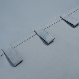 Портьера для террасы Этель 145×200 см на липучках, цвет серо-голубой, оксфорд с ВМГО, 100% п/э