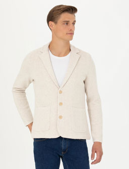 Трикотажный кардиган приталенного кроя Stone - Cacharel фото 3