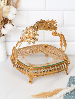 Ваза для фруктов Элит 25х18 см прямоугольная / VGK-490 /уп 24/ - ГалеонТрейд фото 3