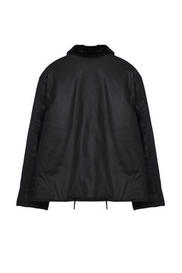 TRENDYOL MAN Siyah Regular Fit Kurk Yakal? K?sl?k Suni Deri Mont TMNAW25MO00020 - Trendyolmilla фото 8