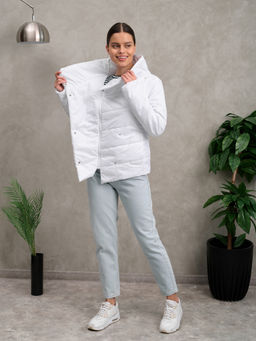 Куртка женская "Асимметрия" белый