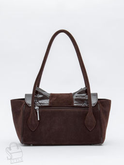 Сумка женская кожаная 2430-1Y coffee Polina&Eiterou