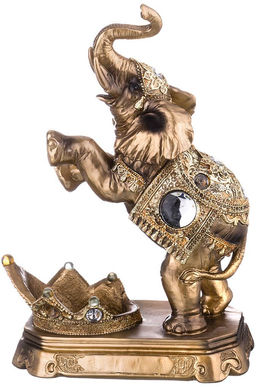 ПОДСТАВКА ПОД БУТЫЛКУ СЛОН 27*15 СМ. ВЫСОТА=38 СМ.