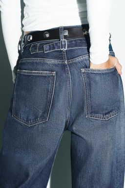 STUDDED LEATHER BELT - Zara фото 4