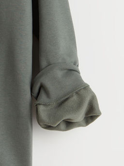 B?y?k Beden Bisiklet Yaka Erkek Sweatshirt