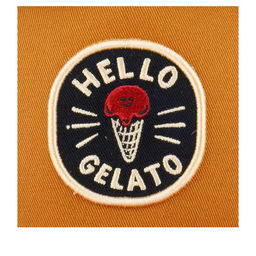 Бейсболка DJINNS арт. HFT Food Gelato (коричневый / розовый)