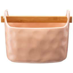 ПОДСТАВКА ПОД КУХОННЫЕ ПРИНАДЛЕЖНОСТИ BRONCO MEADOW 21,5*13,5*16,5 СМ ПУДРОВЫЙ  фото 3