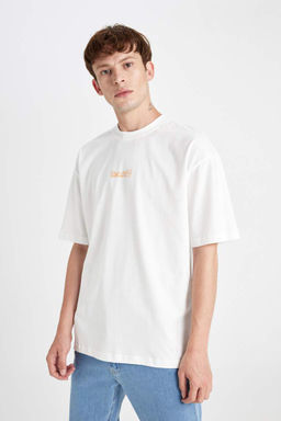 Широкая футболка с круглым вырезом и короткими рукавами Dragon Ball Oversize - Defacto фото 4