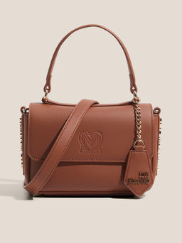 Женская сумка с ручкой LOVE MOSCHINO PURE ESSENTIAL Артикул 4561276, коричневый