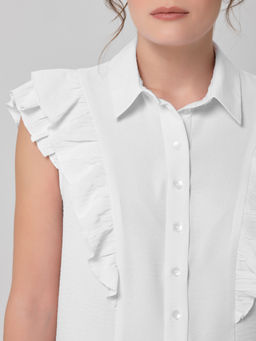 Блузка с оборками - Stilla фото 5