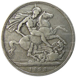 1 крона 1898 года Великобритания