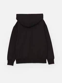 Rahat Kal?p Bask?l? Erkek ?ocuk Hoodie - Waikiki фото 2