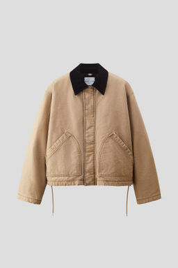 Chaqueta worker corta de lona