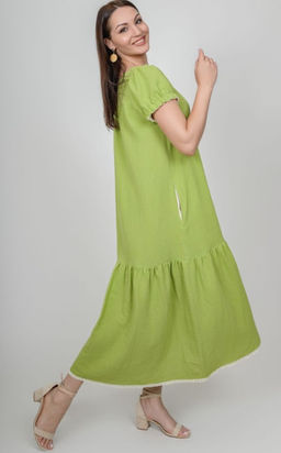 Платье из вареного муслина