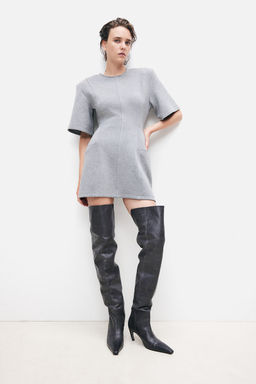 Botas de piel over-the-knee - H&m фото 2