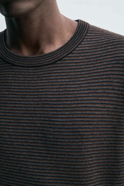 STRIPED JACQUARD SWEATER - Zara фото 6