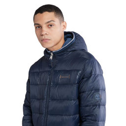 Куртка Timberland Jacket Hooded Mid Weight синяя  фото 7