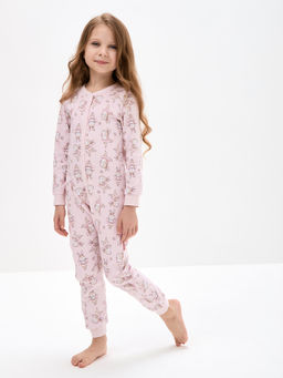 Комбинезон для сна для девочки с принтом - Kogankids фото 4
