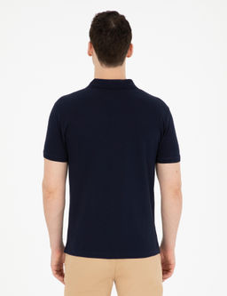 Lacivert Slim Fit Basic Ti__rt - Pierre cardin фото 12