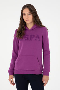 Женский фиолетовый базовый свитшот Неожиданная скидка в корзине
