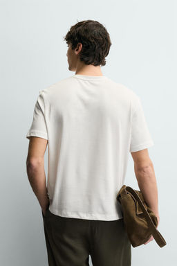 T-SHIRT WITH CONTRAST PRINT - Zara фото 11