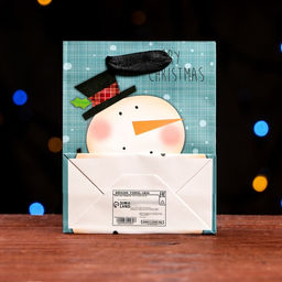 Цена за 12 шт. Пакет ламинированный Снеговик 11,5 х 14,5 х 6 см - Simaland фото 6