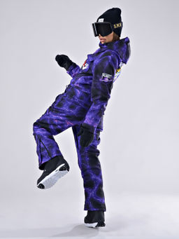 Женский зимний сноубордический комбинезон Alpha Endless 222/220518-2_013 Фиолетовый  фото 8