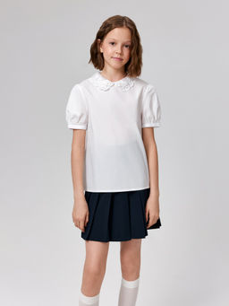 ACOOLA / Блузка детская для девочек Mousse молочный