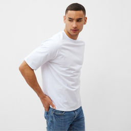 Футболка мужская MINAKU: Exclusive print, белая, размер 46