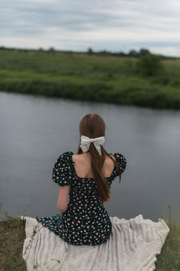 Платье Бонита (черный в цветок) - Nadi bordo фото 4