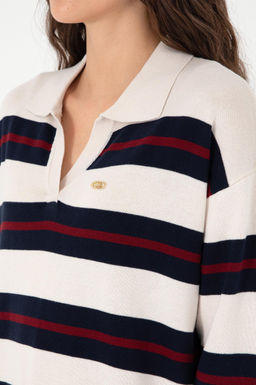 Женский кремовый свитер Неожиданная скидка в корзине - U.s. polo assn фото 7