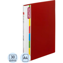 Папка файловая ATTACHE KT-30/07 красная Россия  фото 2