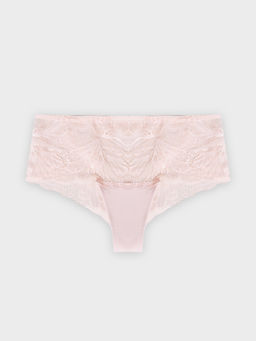 Цена за 2 штуки! Трусы шорты женские розовые кружевные цветочно -розовый 412624 - Mark formelle фото 8