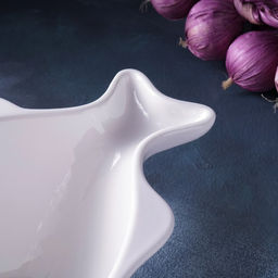 Салатник Magistro «Рыбка», 2 л, 31×17×10.5 см, фарфор, белый