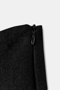 WOOL BLEND SHORTS WITH FAUX FUR - Zara фото 5