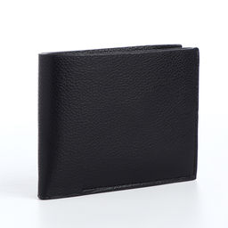Портмоне мужское без застёжки, отдел для карт, монет, чёрное