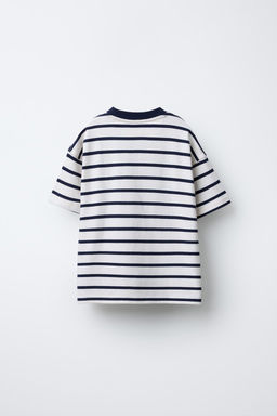 HEAVYWEIGHT STRIPED LABEL T-SHIRT - Zara фото 2