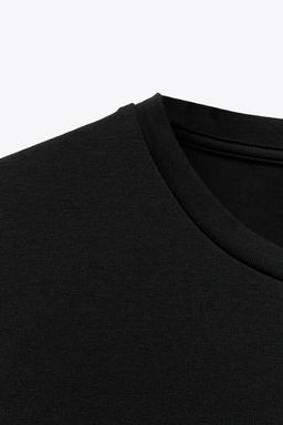 CROPPED STRETCH T-SHIRT - Zara фото 39